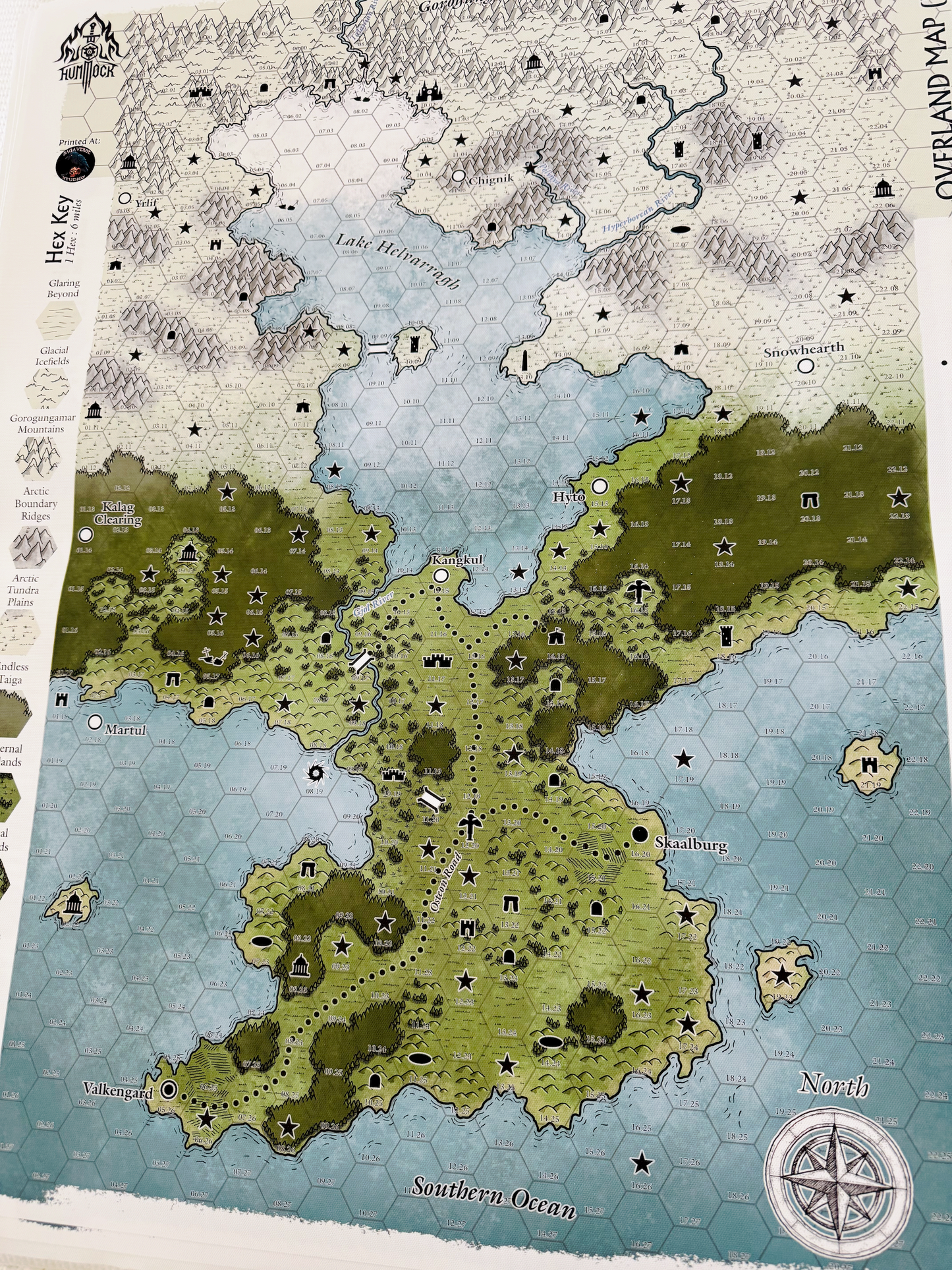 Wilderness Hex Map