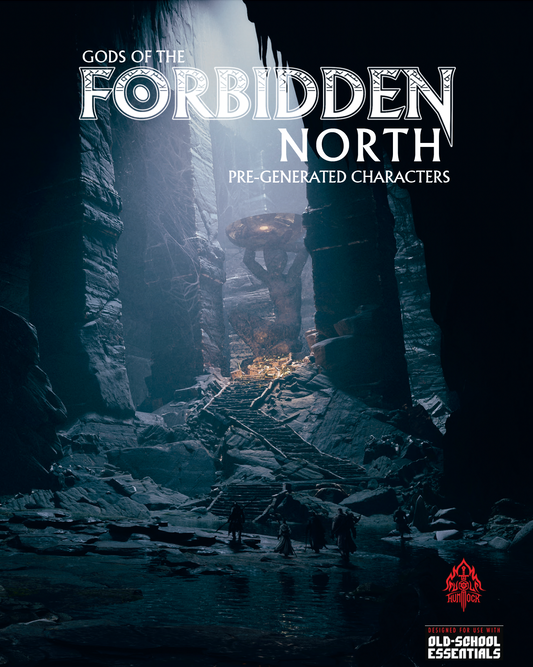 Gods of the Forbidden North: Pre-Generated Heroes Pack - PDF